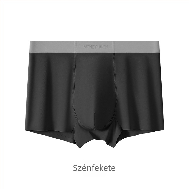 Férfi Ice Silk boxer Alsó, légáteresztő, antibakteriális, nyom nélküli, hűsítő érzet