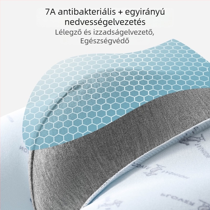 Antibakteriális férfi boxer alsó Ice Silk anyagból, középmagas derékkal, tinédzsereknek, lélegző