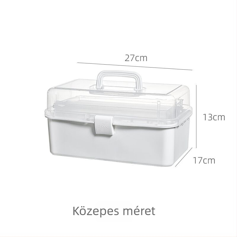Multi-pie Többszintes otthoni gyógyszeres doboz – nagy kapacitású elsősegély-készlet