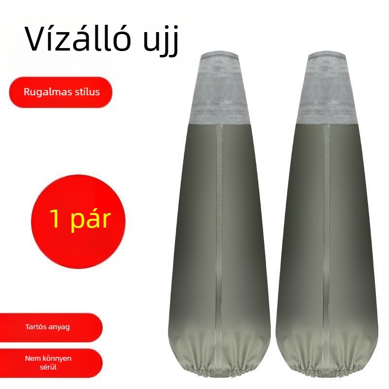 Hosszú vízálló ujjköpeny halak és tenger gyümölcsei kezelése