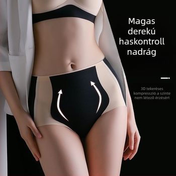 Középtalású hasformázó bugyi, lélegző Ice Silk anyag, vékony fazon