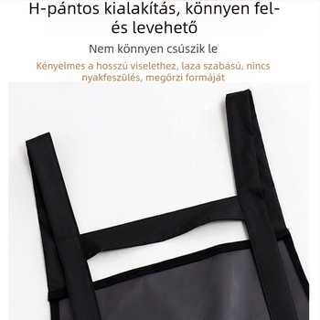 Női átlátszó TPU kötény - vízálló és olajálló, otthoni konyhára és cateringhez, modern minimalista stílus