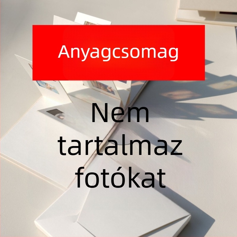 Fény és Árnyék 3D DIY fotóalbum – összehajtható memóriaalbum pároknak és barátoknak