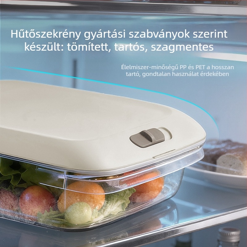 Pinmu Nordic stílusú hűtőszekrény tároló doboz – konyhai fiók rendező tojásokhoz, gyümölcsökhöz és zöldségekhez