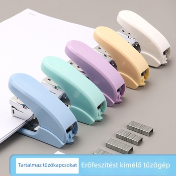 Mini irodai tűzőgép, tartós, kézi használat, modell Js1210A