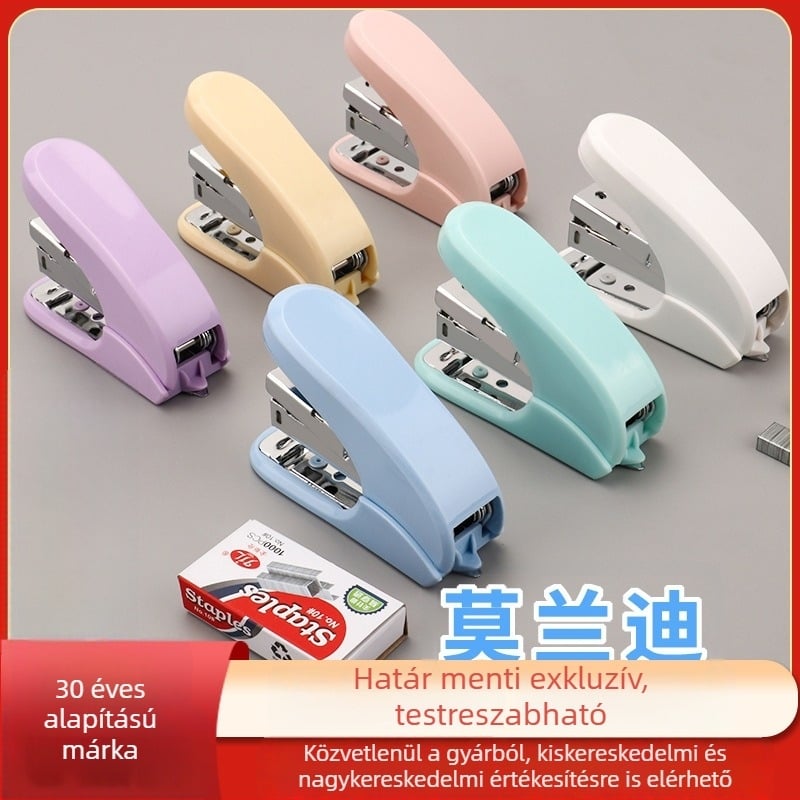 Mini irodai tűzőgép, tartós, kézi használat, modell Js1210A