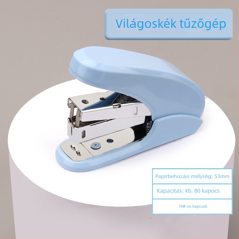 Mini irodai tűzőgép, tartós, kézi használat, modell Js1210A