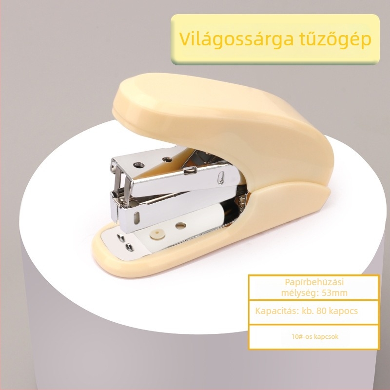 Mini irodai tűzőgép, tartós, kézi használat, modell Js1210A