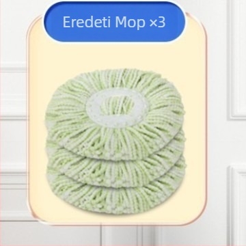 Forgó mop fej, kör alakú pamutabszorbens fej