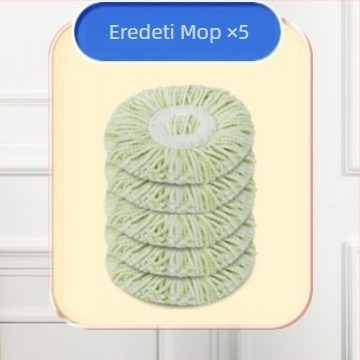 Forgó mop fej, kör alakú pamutabszorbens fej
