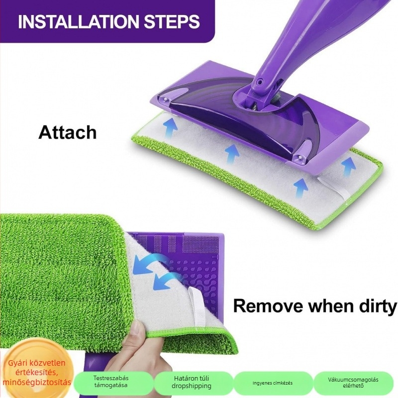 Swiffer WetJet lapos mophoz való mikroszálas cserélhető felület – újra használható mopfej