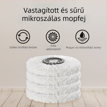 Megvastagodott forgó felmosófej, 16 cm, kompatibil Miaojie, David, Good Wife, univerzális cserefej