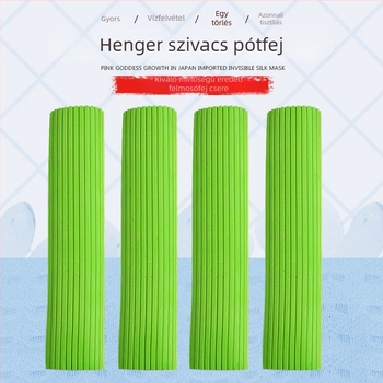 27 cm-es görgős mopfej, 38 cm-es préselt szivacs fej, PVA abszorberes cserélhető fej, mop-kiegészítők
