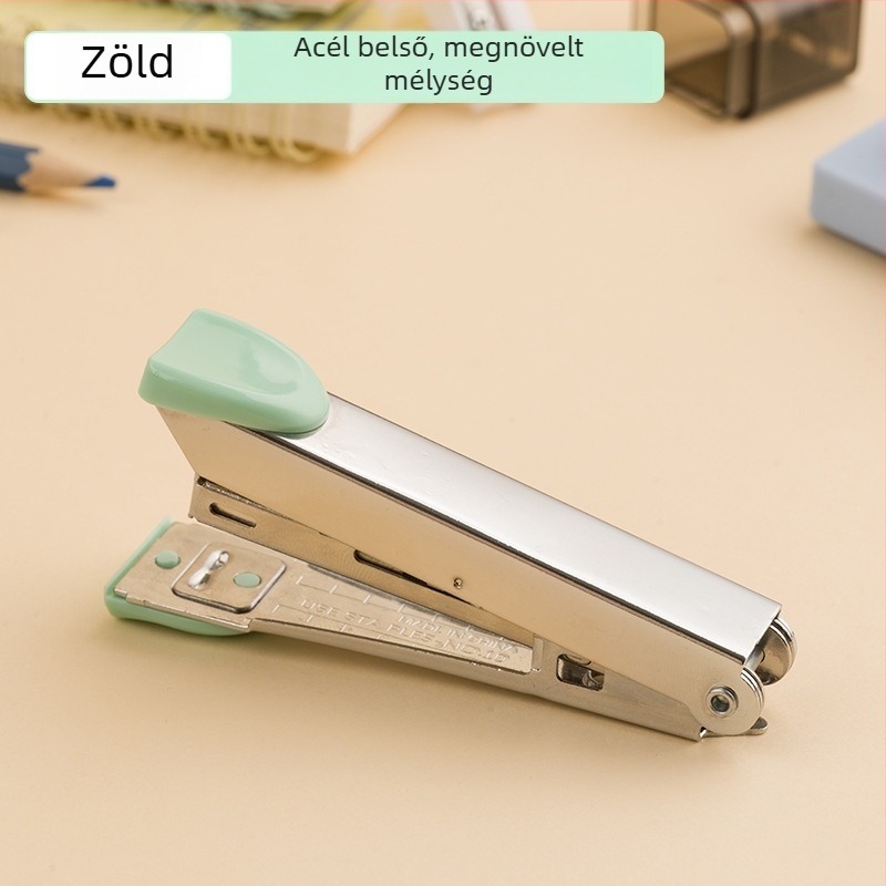 Kézi, hordozható tűzőgép kreatív dizájnnal, diákok és irodai használatra