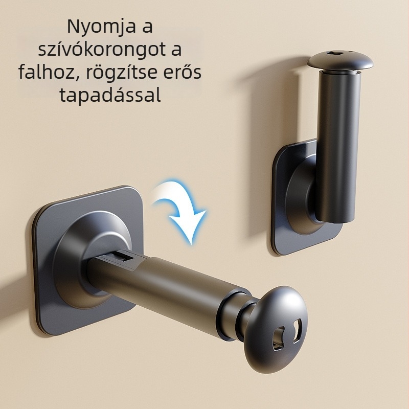 Fali vákuumos ruhaszárító – kihúzható, fúrás nélküli, többfunkciós