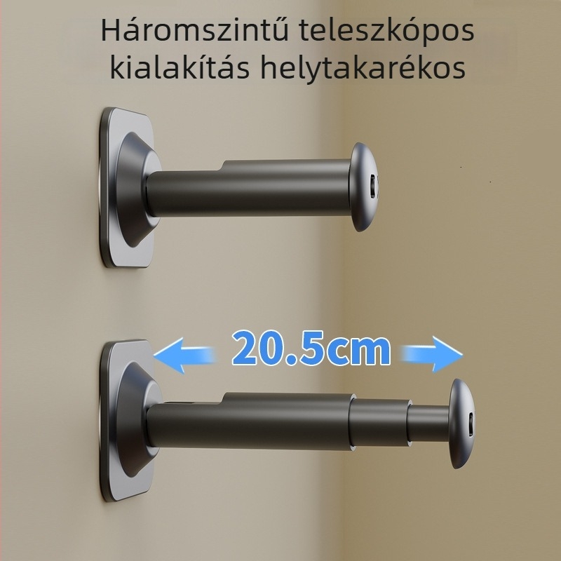 Fali vákuumos ruhaszárító – kihúzható, fúrás nélküli, többfunkciós