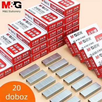 20 doboz No.12 kapcsok, 246 darab kapcsok, 24/6 kötéshez