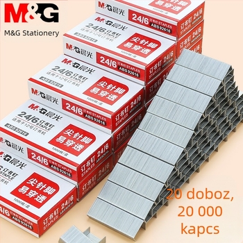 20 doboz No.12 kapcsok, 246 darab kapcsok, 24/6 kötéshez