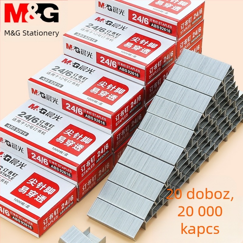 20 doboz No.12 kapcsok, 246 darab kapcsok, 24/6 kötéshez