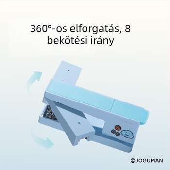 NS089-Q Forgó tűzőgép diákok számára, nagy, standard hordozható