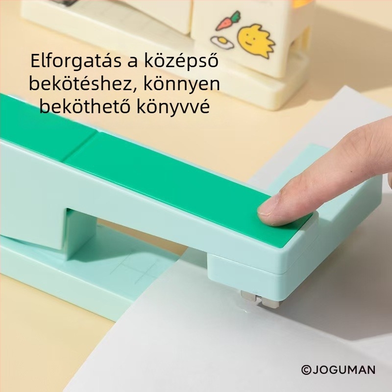 NS089-Q Forgó tűzőgép diákok számára, nagy, standard hordozható