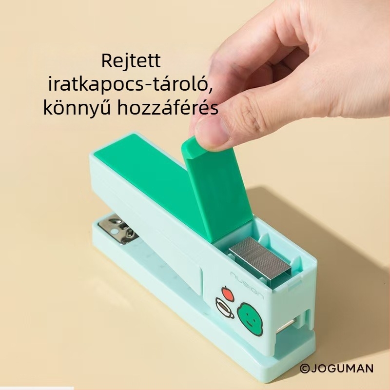 NS089-Q Forgó tűzőgép diákok számára, nagy, standard hordozható
