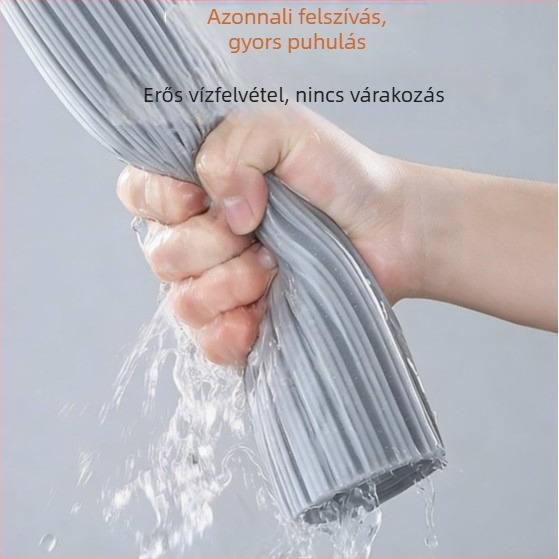 PVA mop fej összecsukható dizájnnal, kopásálló és nedvszívó szivacs fej, cserélhető, univerzális típus