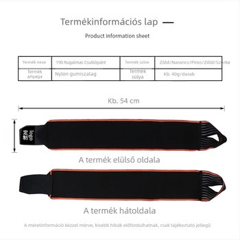 Férfi nylon kompressziós csuklópánt, rugalmas karszalag edzéshez