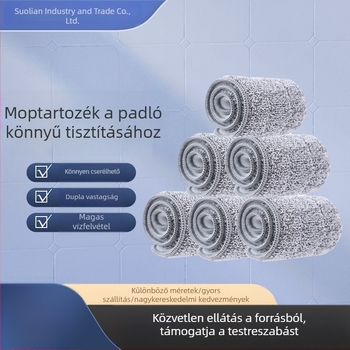 Síklapos mophoz mikroszál kendő, cserélhető és mosható mop fej