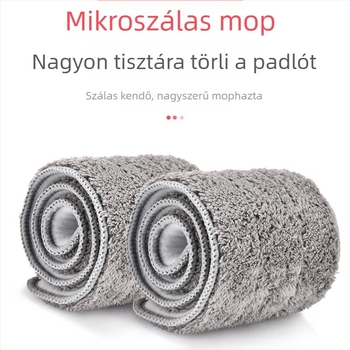 Síklapos mophoz mikroszál kendő, cserélhető és mosható mop fej