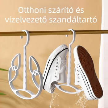 Cipőszárító állvány lefolyó kampókkal