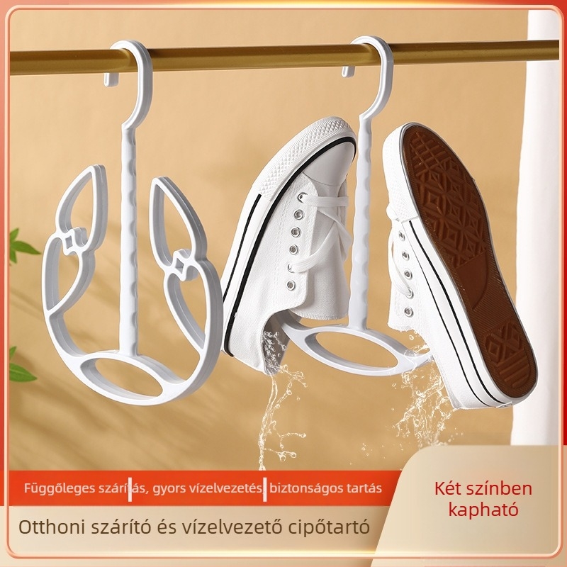 Cipőszárító állvány lefolyó kampókkal