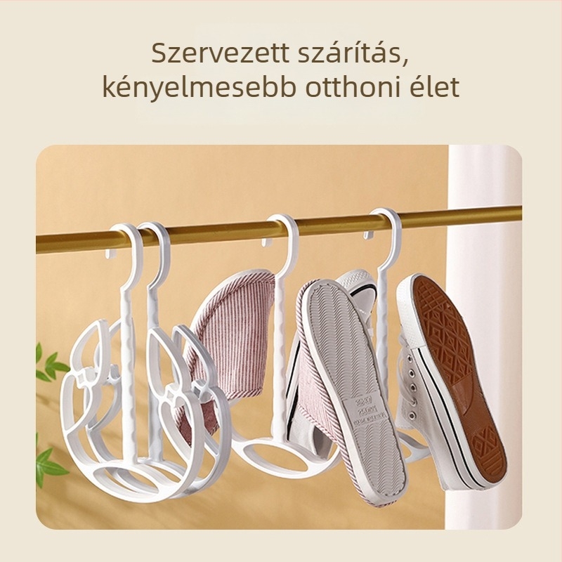 Cipőszárító állvány lefolyó kampókkal