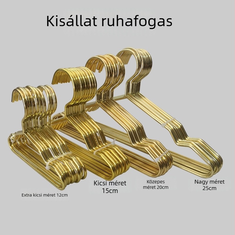 Fém ruhatartó akasztó háziállatok számára, mini Nordic stílusú, kutyáknak és macskáknak