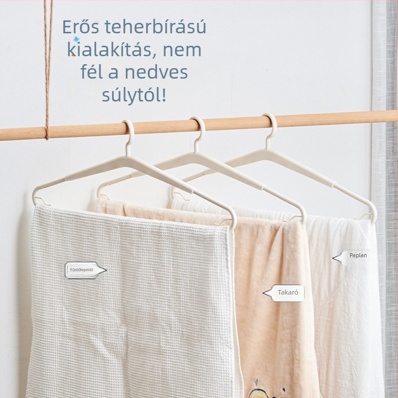 Személyre szabható teleszkópos ágynemű- és ruhakampó, hosszú szárítórúd törölközőkhöz