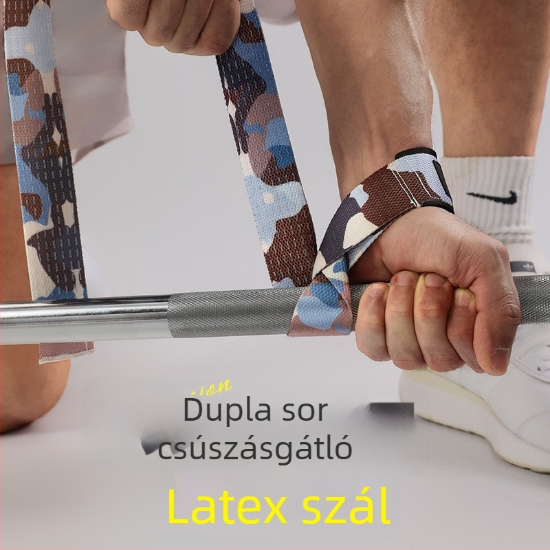 Csuklófogó öv húzódzkodásokhoz és edzéshez súlyzókkal, szilikon csúszásmentes felület, kopásálló