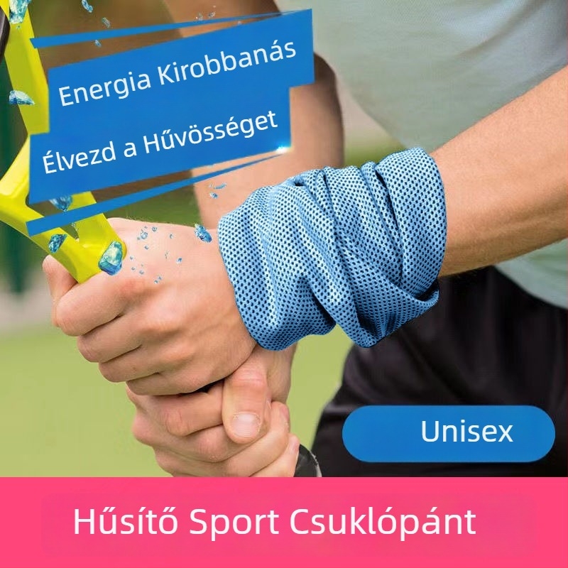 Vékony sportos csuklóra viselt törölköző futáshoz és tollaslabdához, nedvszívó, gyorsan száradó, uniszex