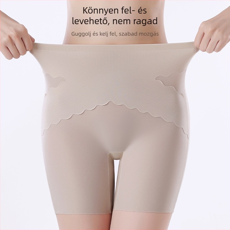 Ice Silk női varrás nélküli, magas derékú alakformáló alsó, haskontroll, csípőemelés, nyári boxer-stílus, testformálás, átlátszatlanság elleni védelem