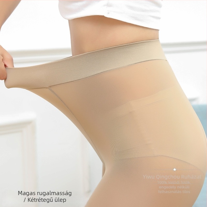 Far East 378/379 Nylon harisnyanadrág acéldróttal, karcsúsító hatás, dupla gusset, teljes lábszárig érő harisnyanadrág