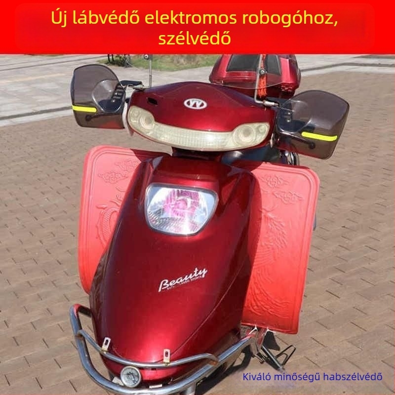 Universális habszivacsból készült szélvédő deflektor elektromos járművekhez: első lökhárító, alsó szélvédő, sárvédő és lábszármelegítő