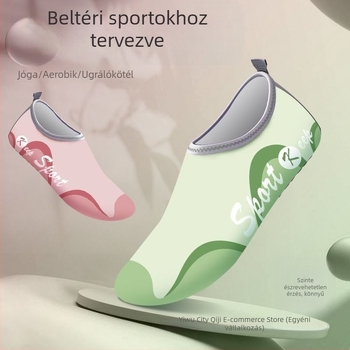 Női beltéri edzőcipők csendes puha talppal, csúszásmentes, otthoni jóga és tánc