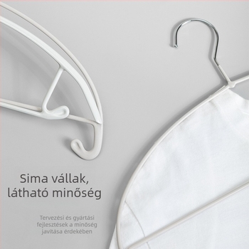 Shun Yi anti-slip ívelt vállú ruhaszárító akasztó - kollégiumi és otthoni használatra
