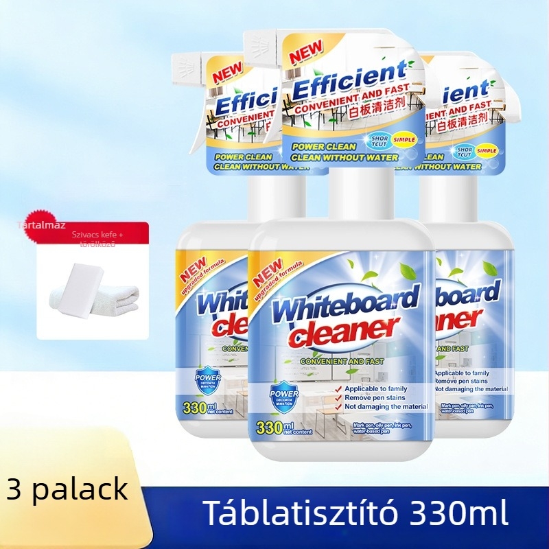 Fehér tábla tisztító olaj-alapú marker tollakhoz, folteltávolító, irodai tisztító eszköz