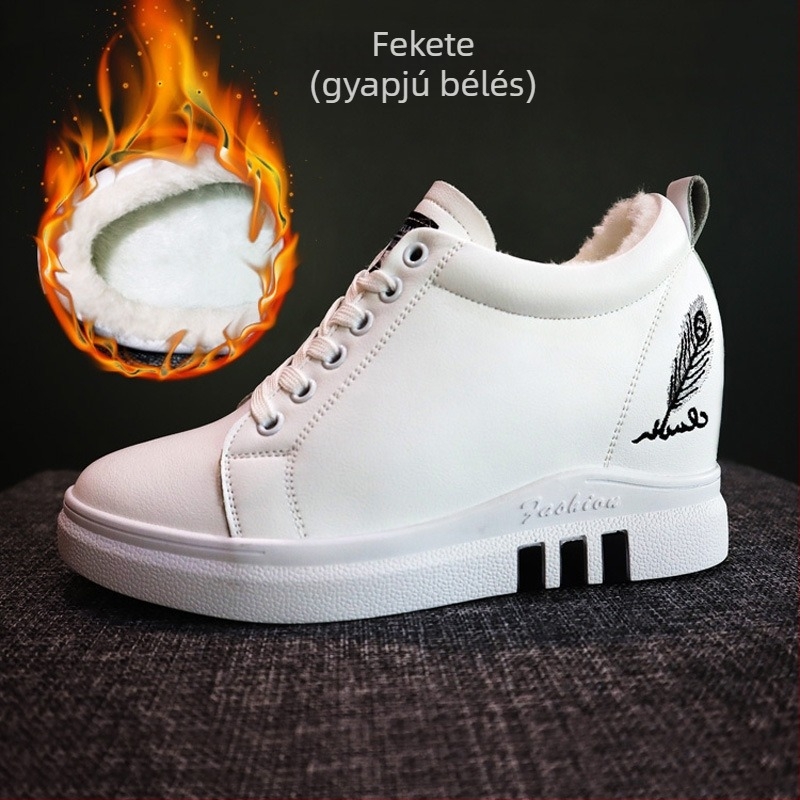 Trendy Sunday női loaferek magasságot növelő talppal, légáteresztő, minimalist stílusú