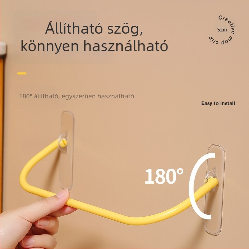 Fali tartó papucsoknak fürdőszobába, fúrás nélkül, vízelvezető polccal