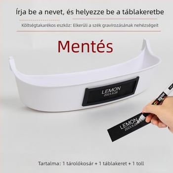 Növekvő székkel használható tárolódoboz, baba etetőszékhez való tárolókosár, kompatibilis a Stokke Growth Chair-rel, PP hátsó csatlakozás