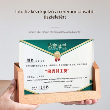 Tömörfa medálok, tanúsítványok és ajándékok vállalati eseményekre, kiemelkedő munkatársak díjazása a cég éves találkozóin, ballagási emléktárgyak, ötágú csillag