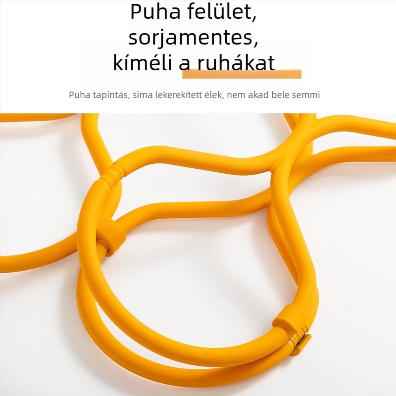 Többfunkciós sál- és nyakkendő tároló állvány, összecsukható, helytakarékos ruhatár rendező