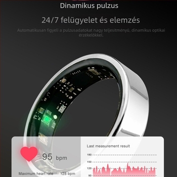 Apex Ring Apx08 okos gyűrű: pulzus, vérnyomás, véroxigén-szint, hőmérséklet nyomon követése, alvás és lépések