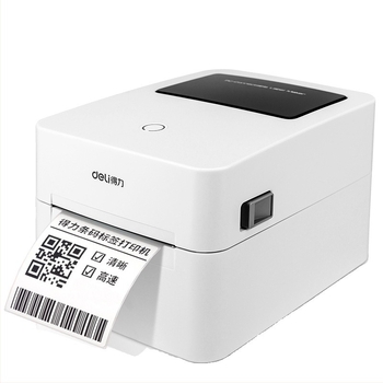 Deli DL-888B/888D 750W termikus címkék nyomtatója szállítási címkékhez, egyoldalas vonalkódos címke nyomtató